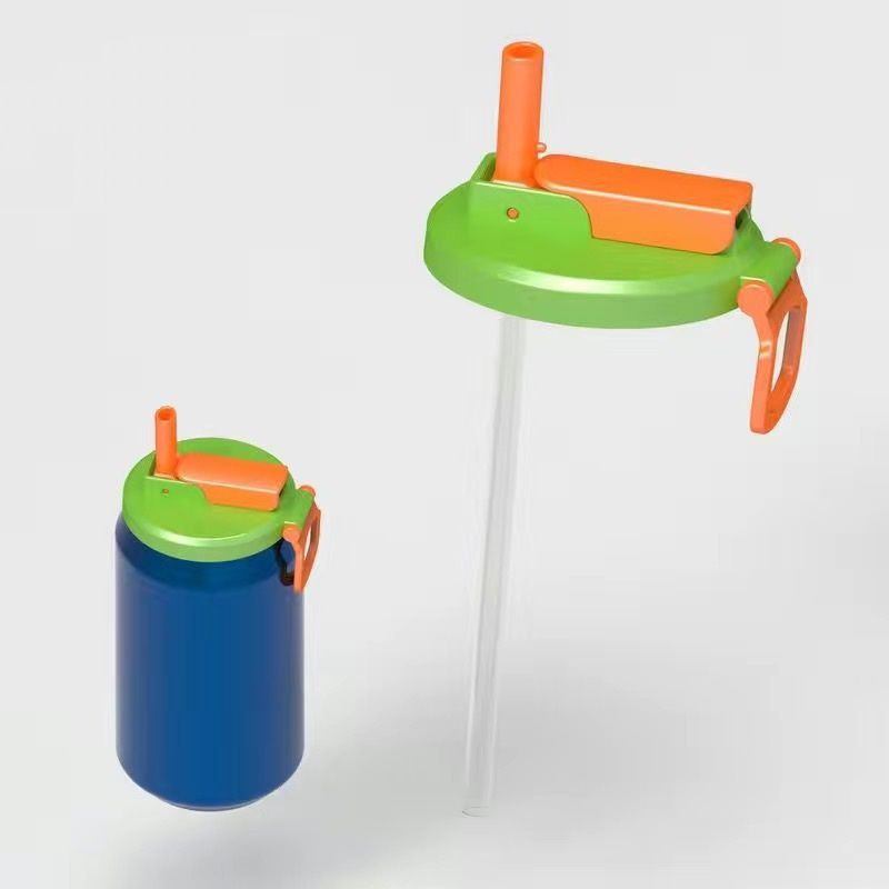 Soft Drinks Can Cover with Straw