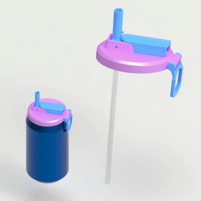 Soft Drinks Can Cover with Straw